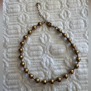 Brass anklet